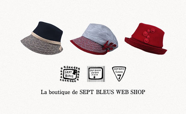 La boutique de SEPTBLEUS WEB SHOP